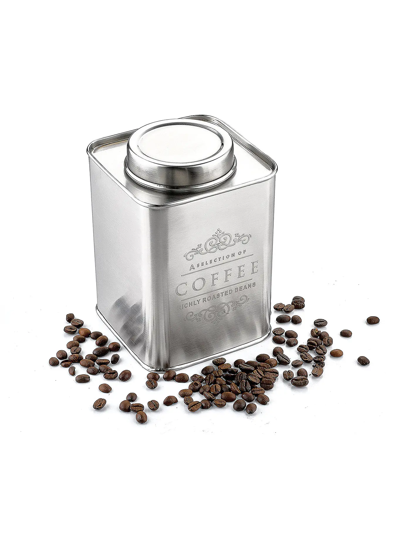 ZASSENHAUS | Vorratsdose COFFEE 500g Edelstahl | 